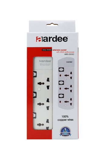 Aardee Extension 3way 3meter ARES-2533 Copper