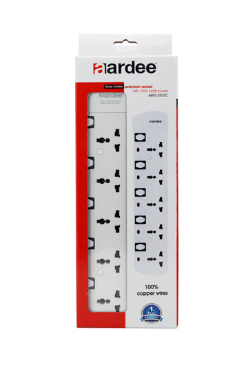 Aardee Extension 5way 3meter ARES-2553 Copper
