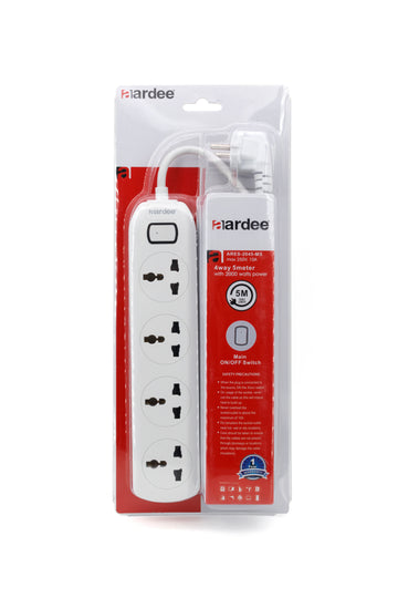 Aardee Extension 4way 5meter ARES-2045 ECO