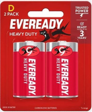 Eveready D size Batteries Pack of 2